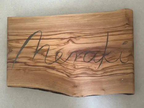 Meraki Schild Holz